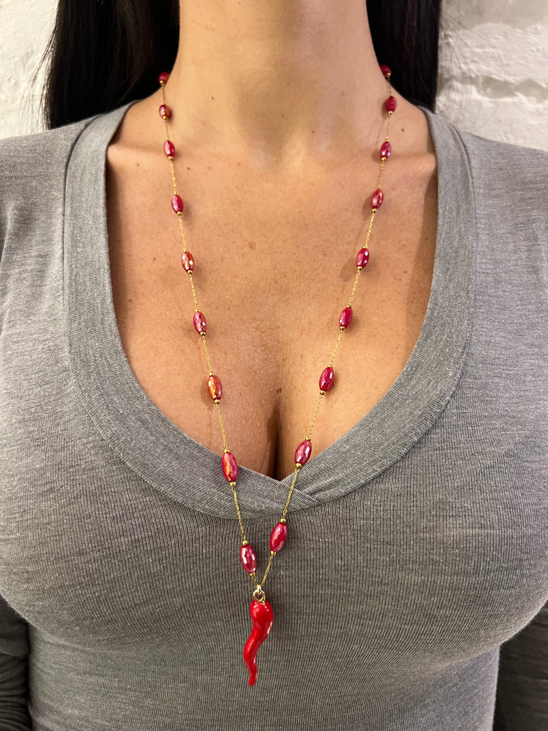 Collana Lunga con Cornetto