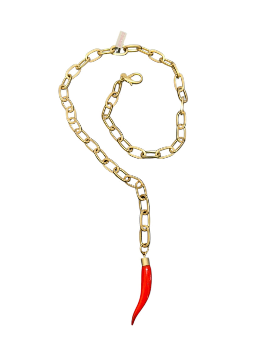 Collana catena gold e corno - alessandraavallone