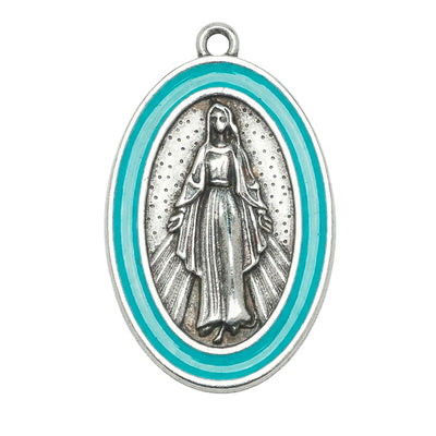 Medaglia Vergine Turchese