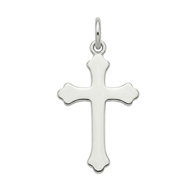 Croce Liscia Argento
