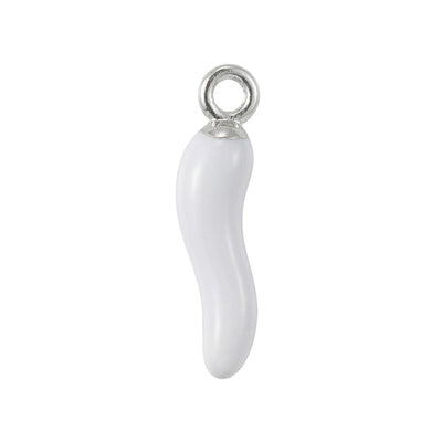 Corno Portafortuna Bianco