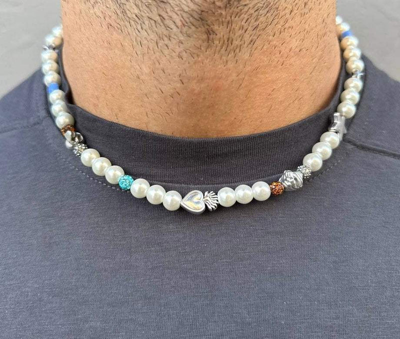 Collana Perle Cuore Sacro - Alessandra Avallone