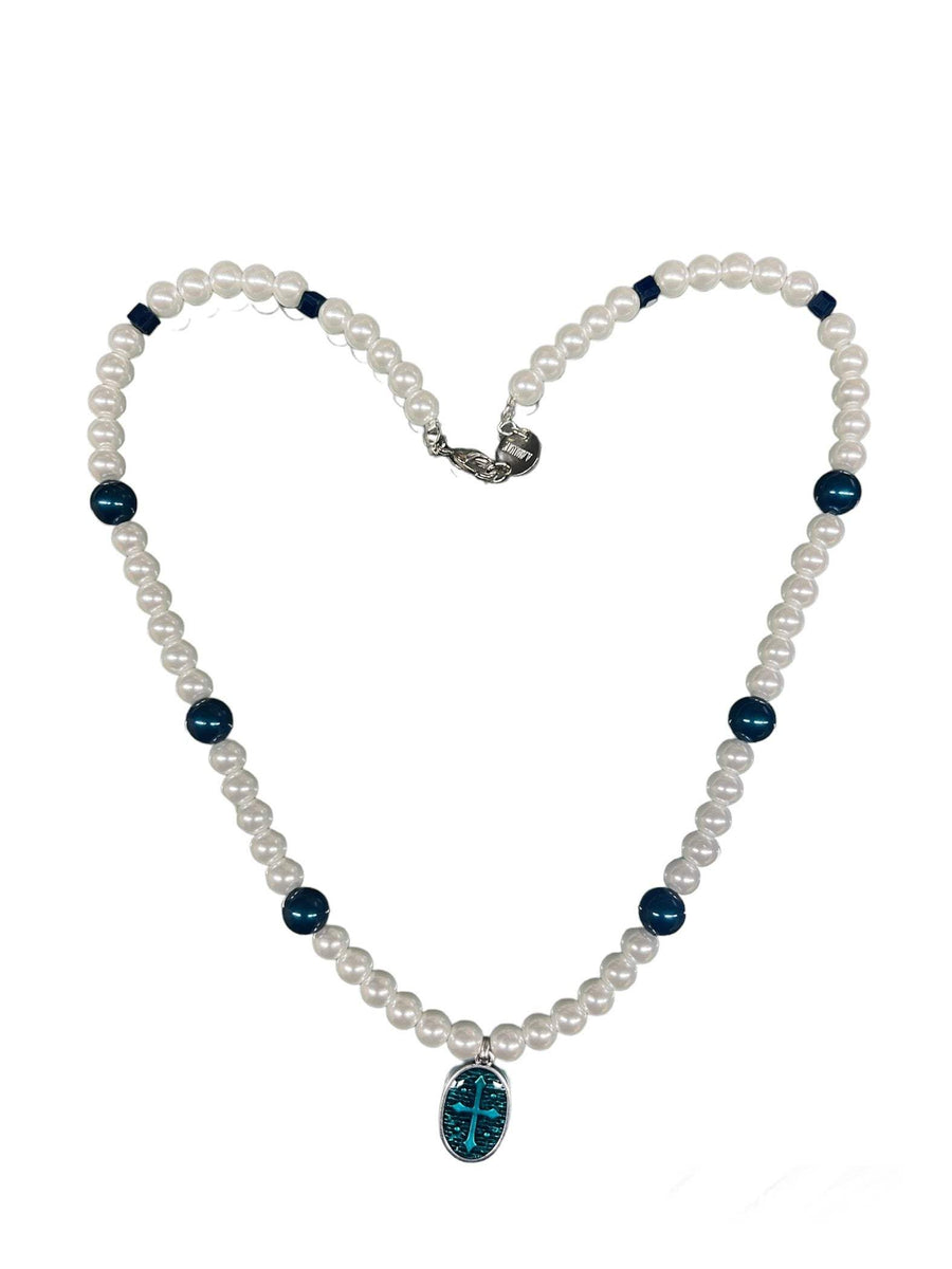 Collana Perle Cross - Alessandra Avallone