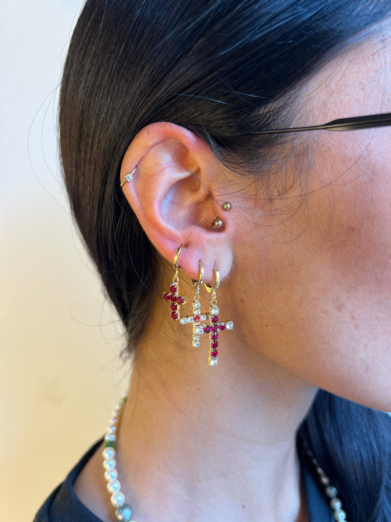 Micro cerchietto Croce medium - Alessandra Avallone