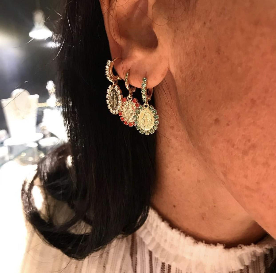 Micro cerchietto madonnina strass - alessandraavallone